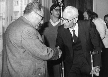 Silvius Magnago mit Bruno Kreisky – Archiv Svp