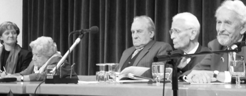 Martha Stocker, Hofrat Viktoria Stadlmayer, Sepp Innerhofer, Silvius Magnago, Helmut Heuberger - St.Johann Foto Ruth Passler, Dolomiten