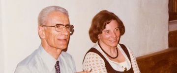 Silvius Magnago mit seiner Frau Sophia - Sammlung Silvius Magnago, Südtiroler Landesarchiv