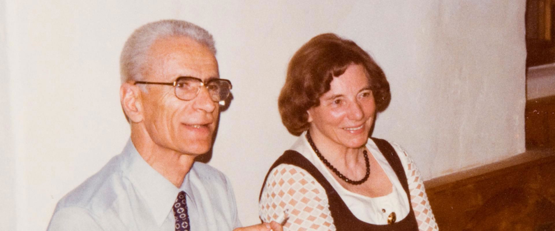 Silvius Magnago mit seiner Frau Sophia - Sammlung Silvius Magnago, Südtiroler Landesarchiv