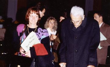 Silvius mit Martha Stocker, Foto Othmar Seehauser, Privatarchiv Martha Stocker